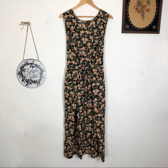 Vintage | cherub tie waist pinafore dress - Picture 5 of 5